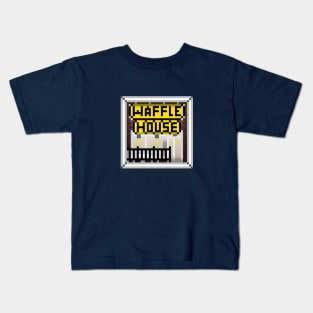 "Waffle House" - WHITE BORDER Kids T-Shirt